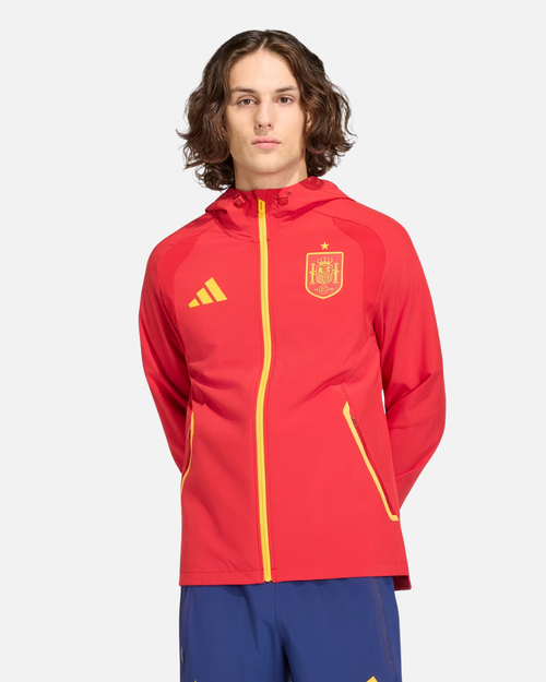 Veste Coupe-Vent Espagne Coupe du Monde 2026 - Rouge - Footkorner