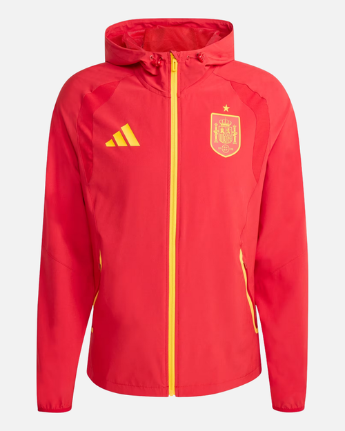 Veste Coupe-Vent Espagne Coupe du Monde 2026 - Rouge - Footkorner