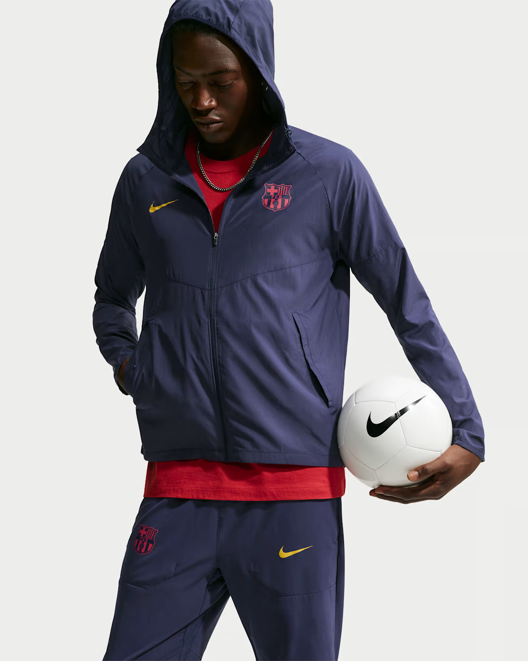 FootkornerVeste Nike Running FC Barcelone City Side 2026/2027 - Bleu