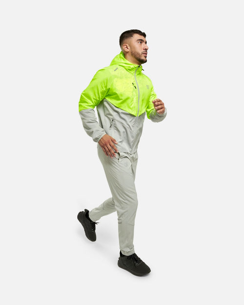 Veste FK running Lift - Gris/Jaune - Footkorner