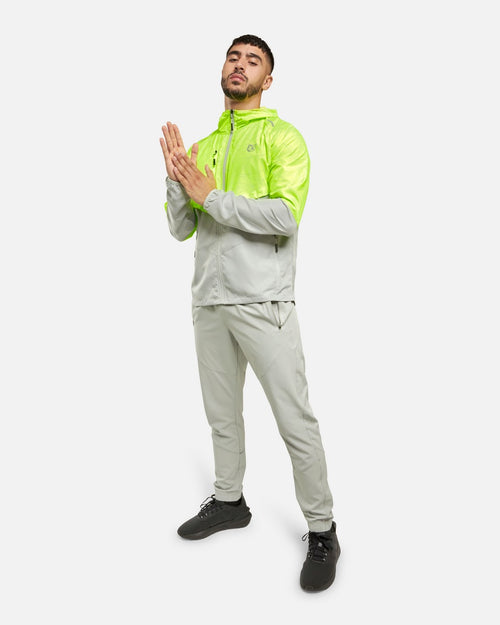 Veste FK running Lift - Gris/Jaune - Footkorner
