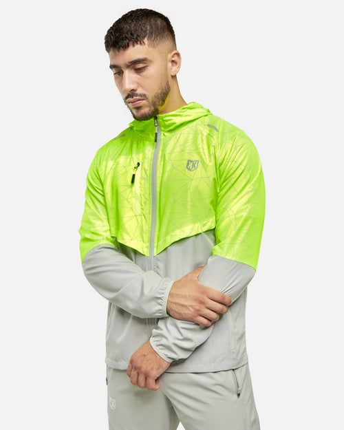 Veste FK running Lift - Gris/Jaune - Footkorner