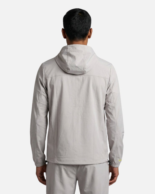 Helvetica Bolt Woven Jacke - Grau/Blau - Footkorner