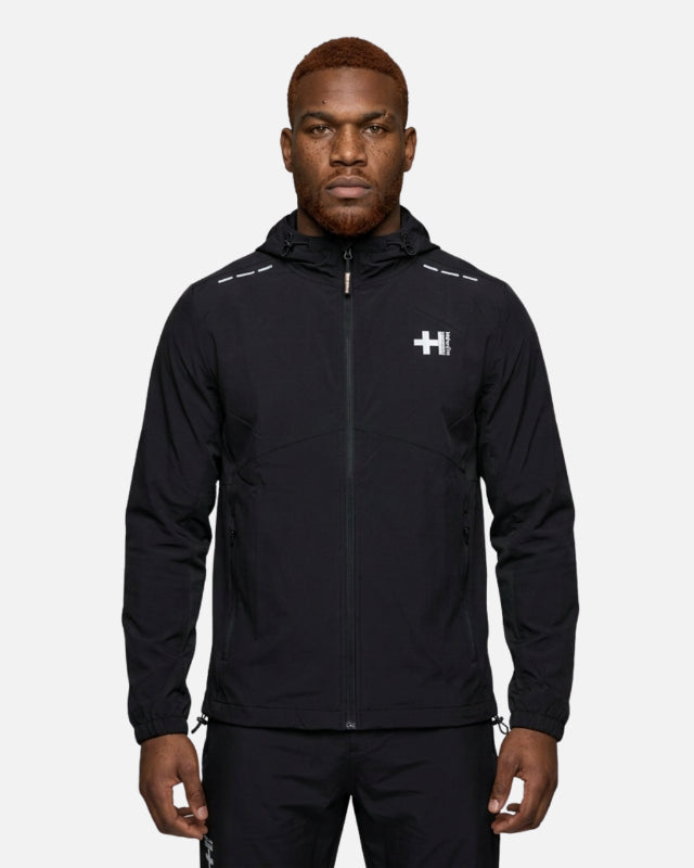 FootkornerJacke Helvetica Bolt Woven - Schwarz/Weiß
