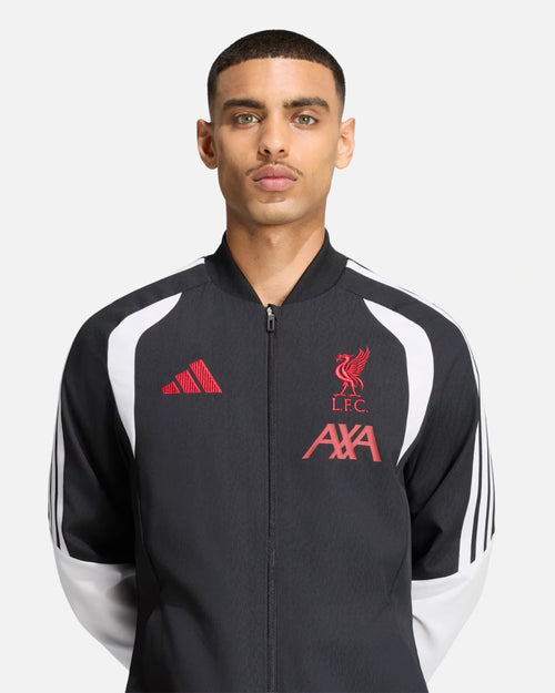 Liverpool FC Jacke 2026/2027 - Schwarz/Weiß/Rot - Footkorner