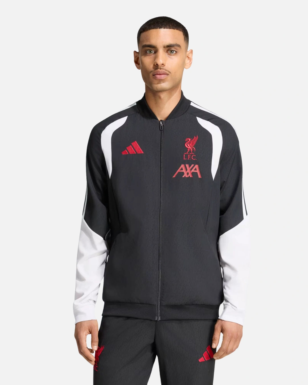 FootkornerLiverpool FC Jacke 2026/2027 - Schwarz/Weiß/Rot