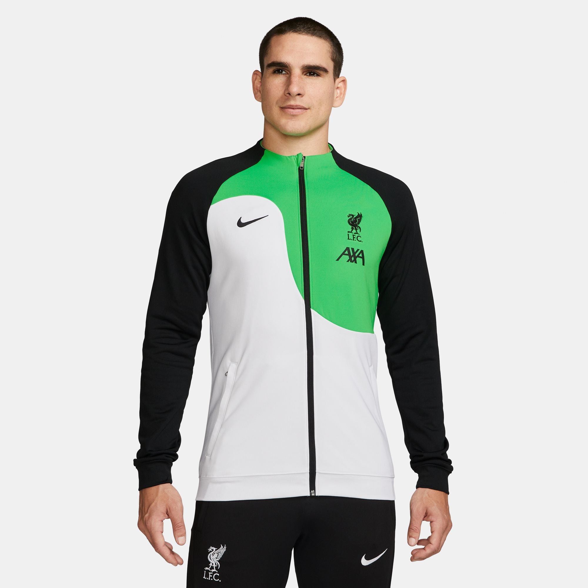 Liverpool FC Academy Pro Jacket 2023/2024 - Black/Green/White
