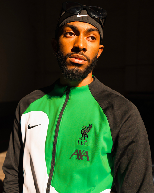 Liverpool FC Academy Pro Jacket - Black/Green/White - Footkorner