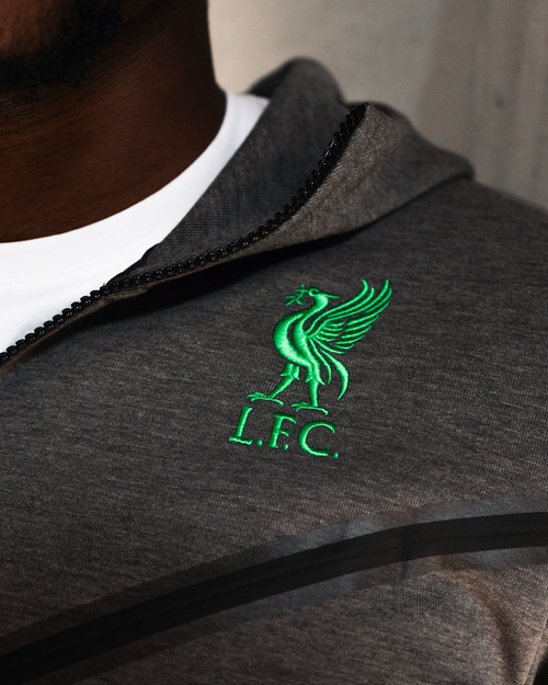 Chaleco Liverpool Tech Fleece 2023/2024 - Gris/Verde - Footkorner