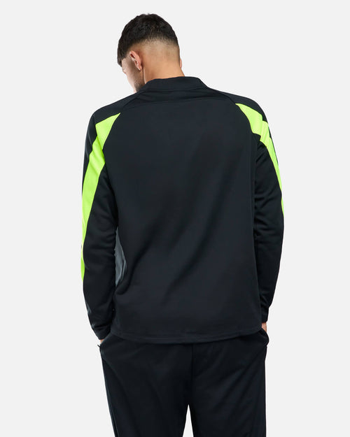 Camiseta con cremallera de 1/4 Nike Academy Winter Warrior - Negro/Amarillo - Footkorner