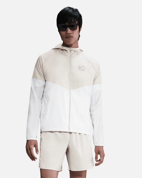 Veste Nike Running Air - Blanc/Beige/Doré - Footkorner
