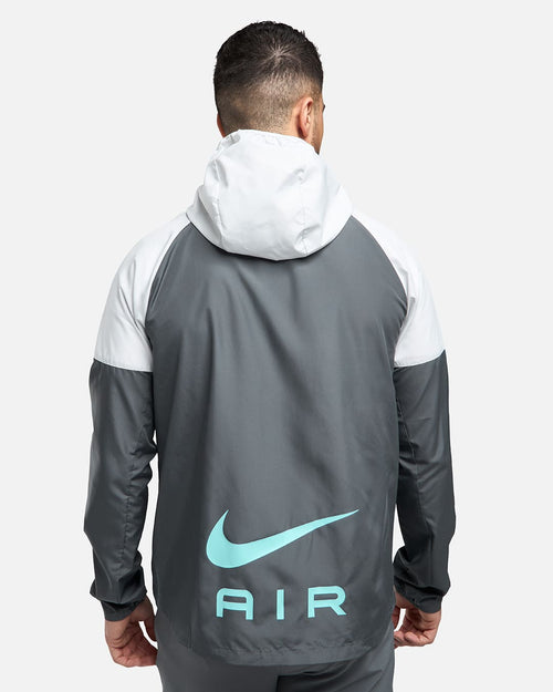 Nike Air Jacke - Weiß/Grau/Blau - Footkorner