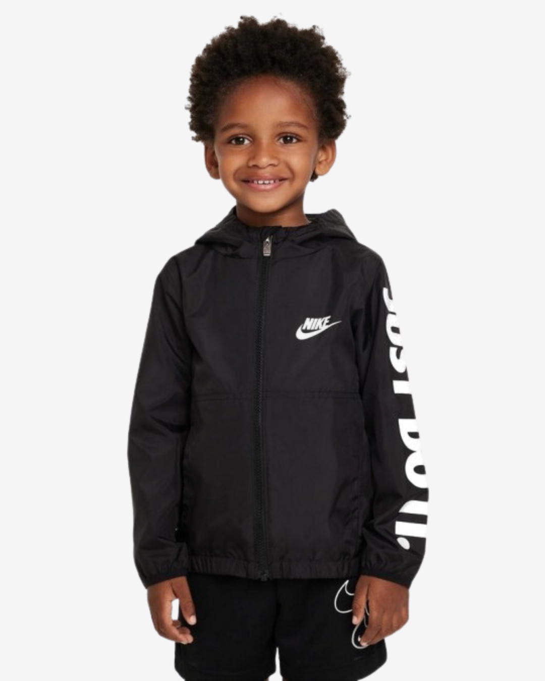Nike Kinderjacke – Schwarz/Weiß