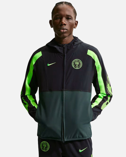 Giacca Nike Nigeria Energy - Nero/Verde - Footkorner