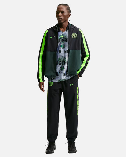 Giacca Nike Nigeria Energy - Nero/Verde - Footkorner