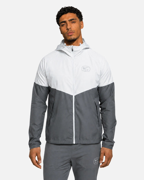 Veste Nike Running Air - Blanc/Gris/Bleu - Footkorner