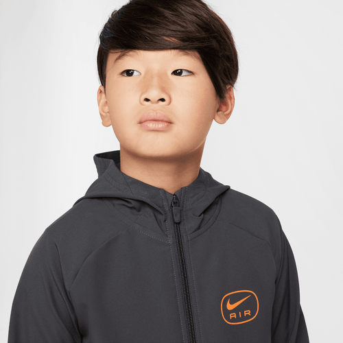 Veste Nike Running Swoosh Air Junior - Noir/Orange - Footkorner