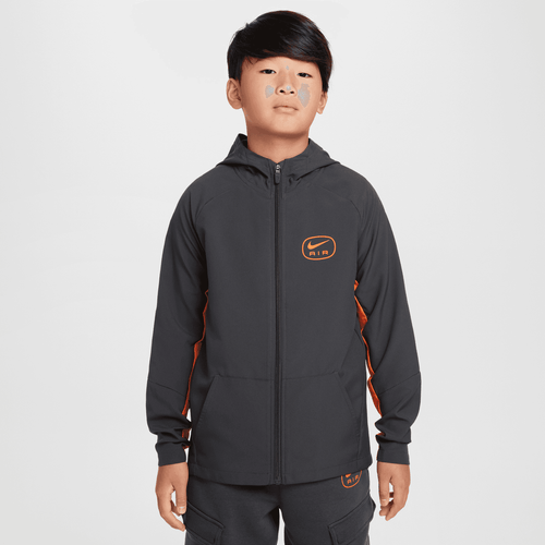 Veste Nike Running Swoosh Air Junior - Noir/Orange - Footkorner