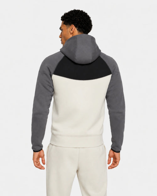 Veste Nike Tech Fleece -  Beige/Gris/Noir - Footkorner