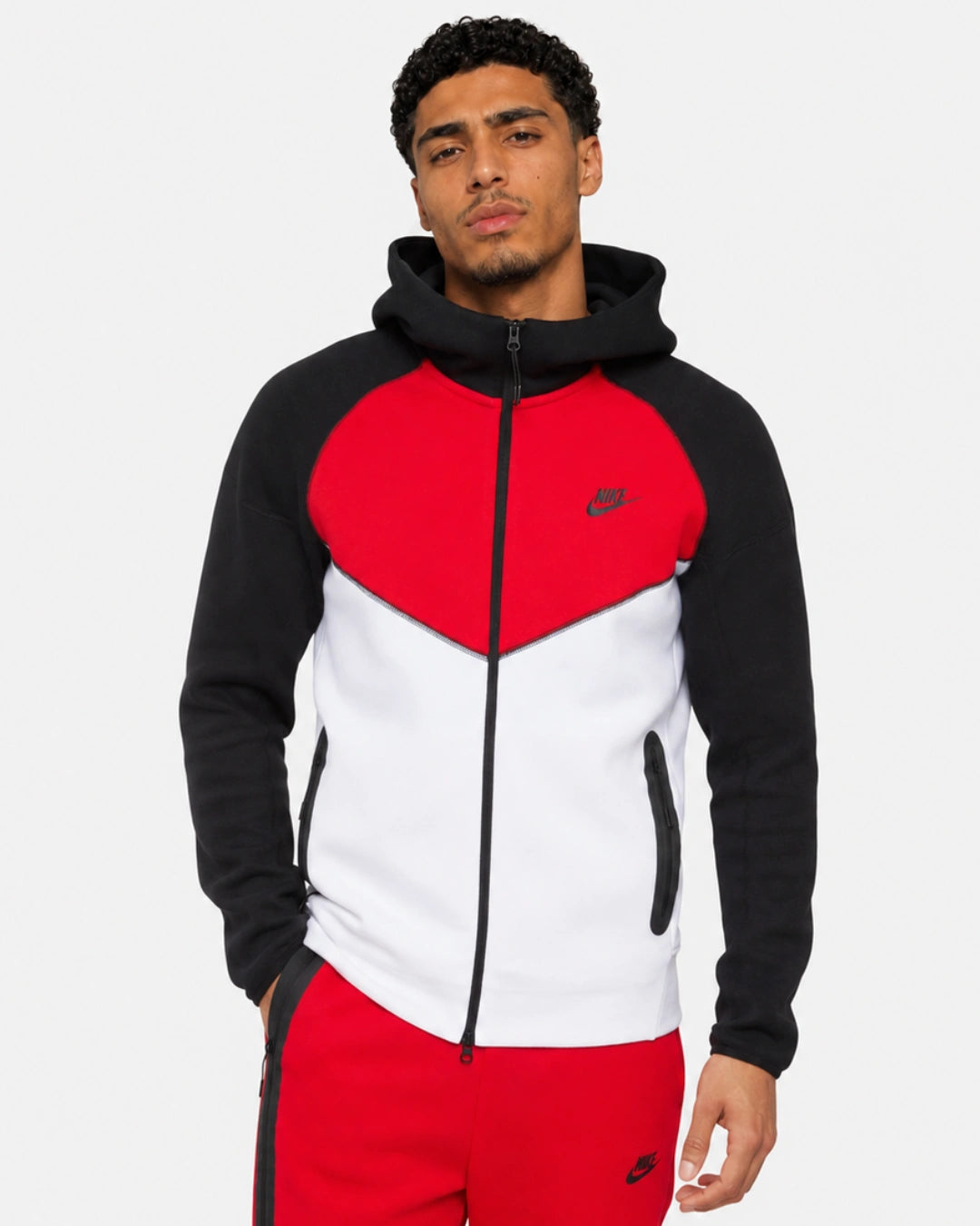 Giacca in pile Nike Tech - Beige/Grigio/Nero - Footkorner - Footkorner