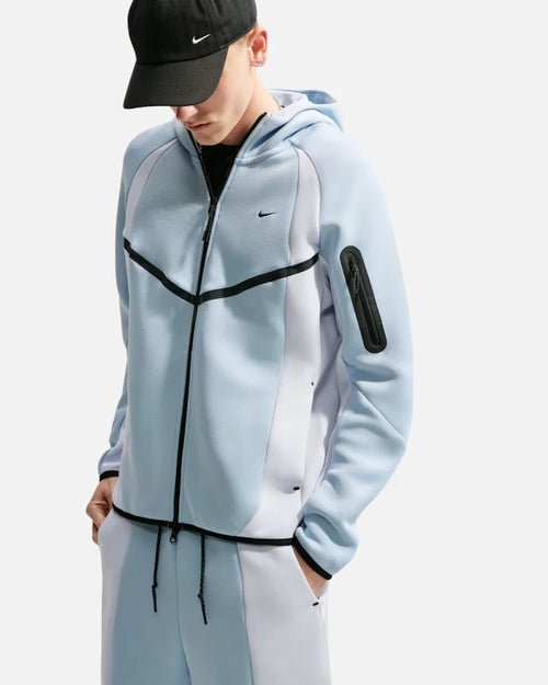 Giacca Nike Tech Fleece - Blu - Footkorner