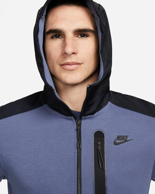 Nike Tech Fleece Jacket - Blue/Black - Footkorner