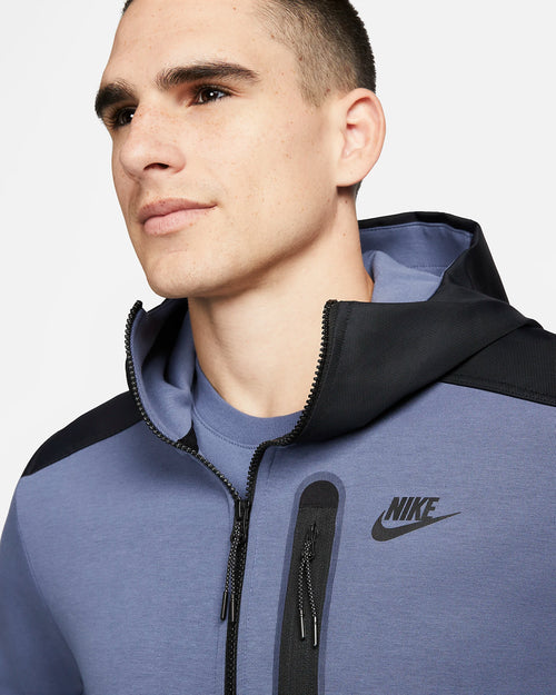 Nike Tech Fleece Jacket - Blue/Black - Footkorner