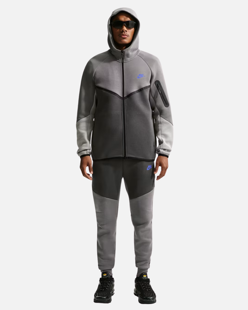 Veste Nike Tech Fleece - Gris/Bleu - Footkorner