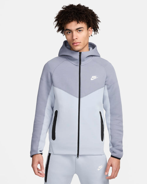 Veste Nike Tech Fleece Windrunner - Bleu - Footkorner