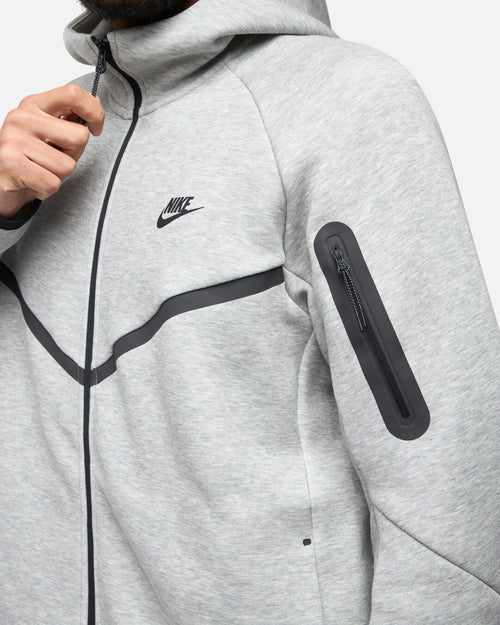 Veste Nike Tech Fleece Windrunner - Gris/ Noir - Footkorner