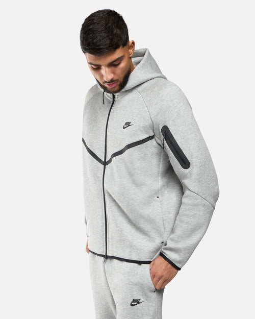 Veste Nike Tech Fleece Windrunner - Gris/ Noir - Footkorner