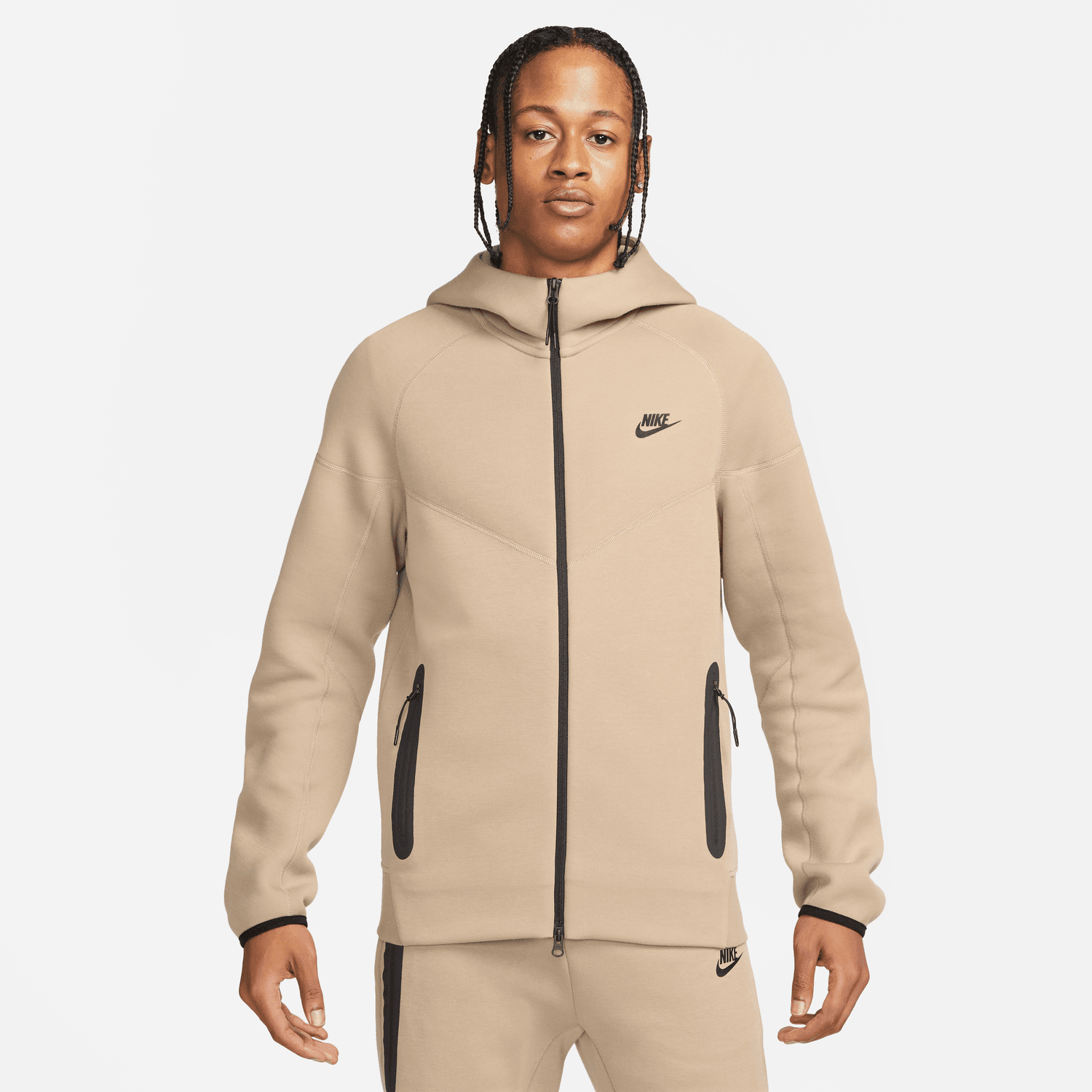 Nike Tech Fleece Windrunner Jacket - Brown