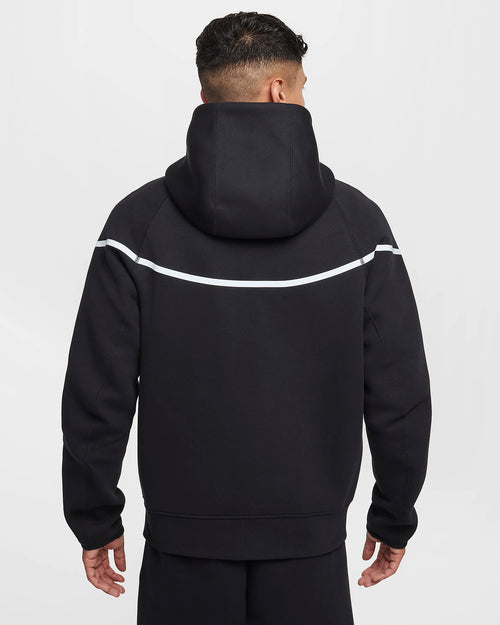 Veste Nike Tech Fleece Windrunner - Noir/Argent - Footkorner