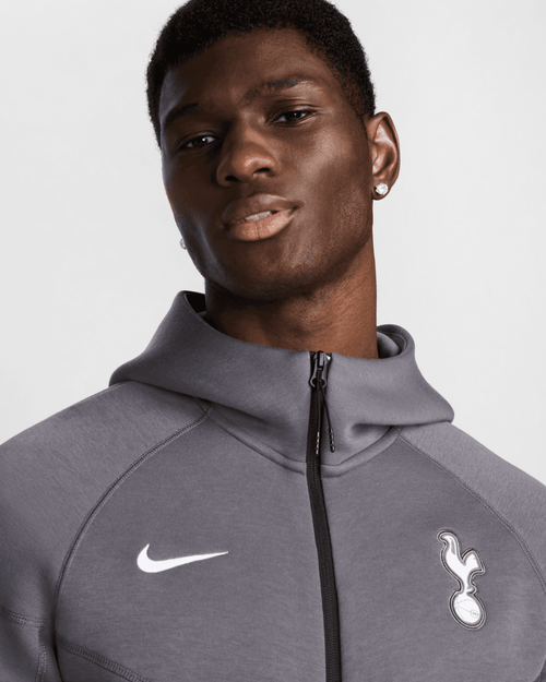 Veste Nike Tottenham Tech Fleece Windrunner 2024/2025 - Gris - Footkorner