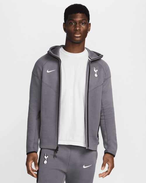 Veste Nike Tottenham Tech Fleece Windrunner 2024/2025 - Gris - Footkorner