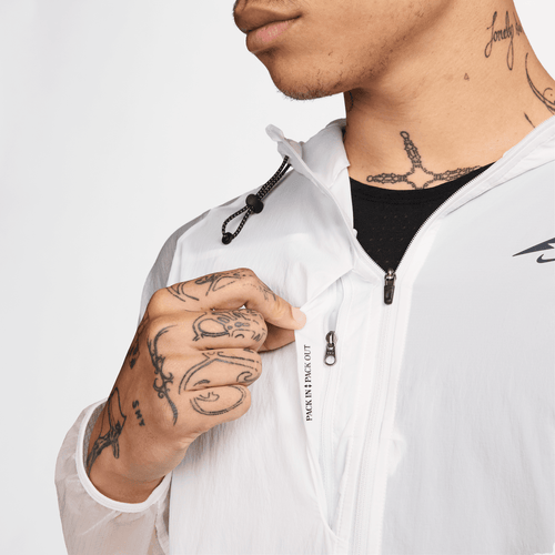 Nike Running Trail Jacke - Weiß - Footkorner