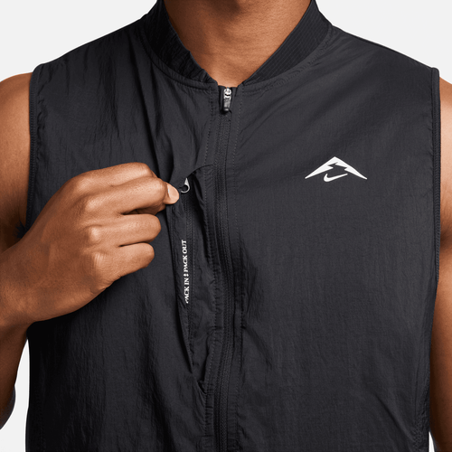 Nike Trail Sleeveless Jacket - Black - Footkorner