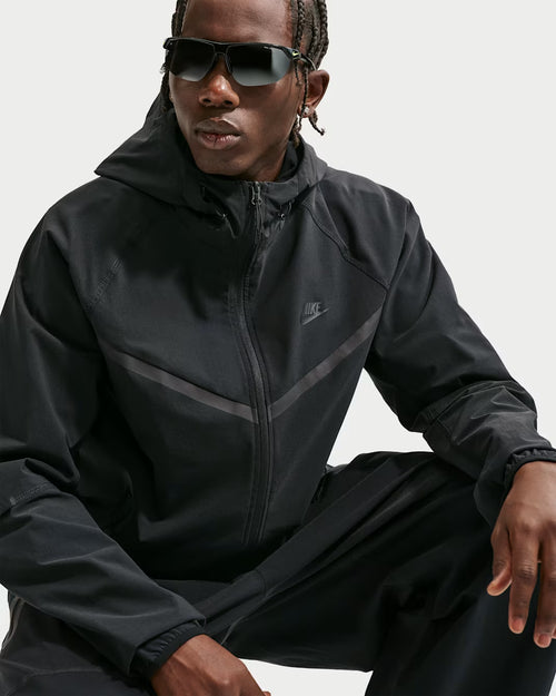 Veste Nike Windrunner tissée à zip Dri-FIT - Noir - Footkorner