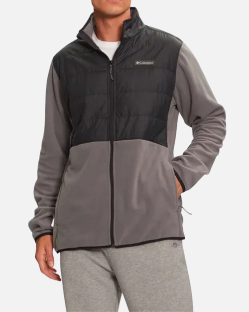 Veste Columbia polaire hybride Basin Butte - Noir/Gris - Footkorner