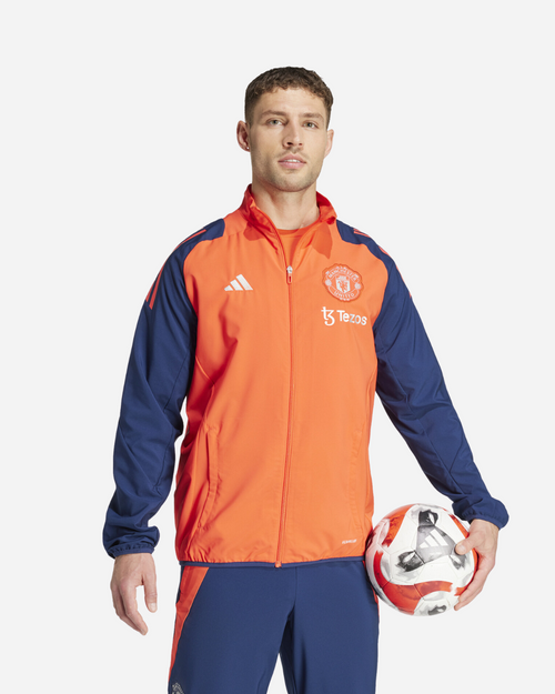 Veste de survêtement Manchester United 2024/2025 - Orange/Bleu - Footkorner