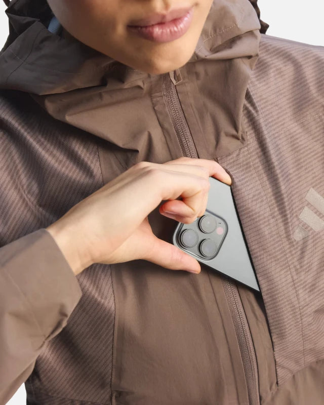 FootkornerTerrex Xperior PRIMEKNIT CLIMAPROOF Hybridjacke - Braun
