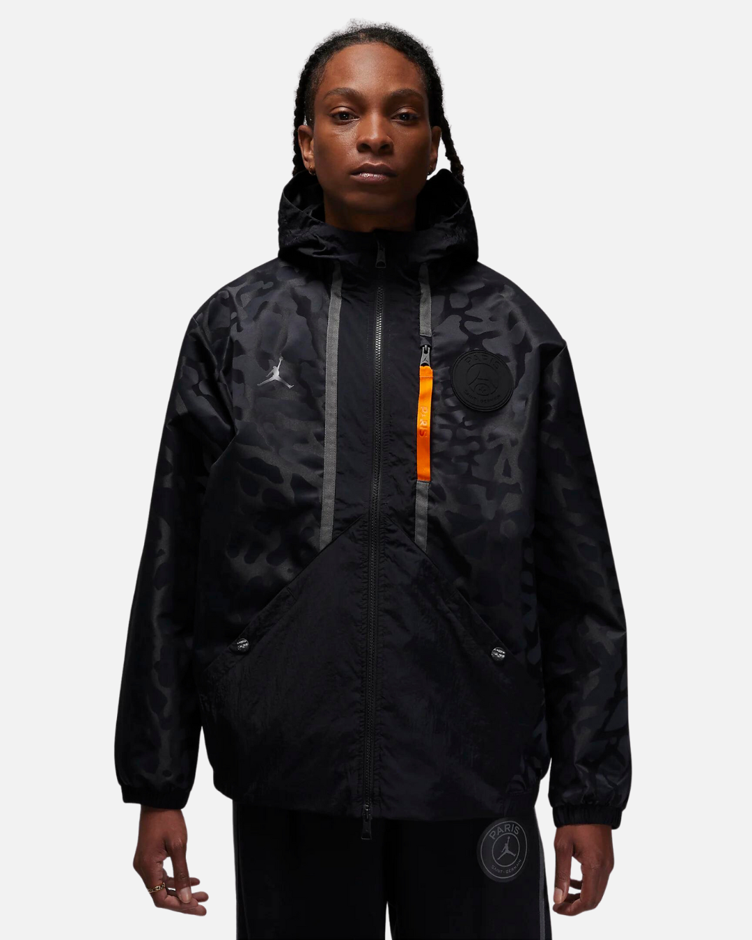 PSG x Jordan Anthem Jacket 2023/2024 - Black/Grey/Orange