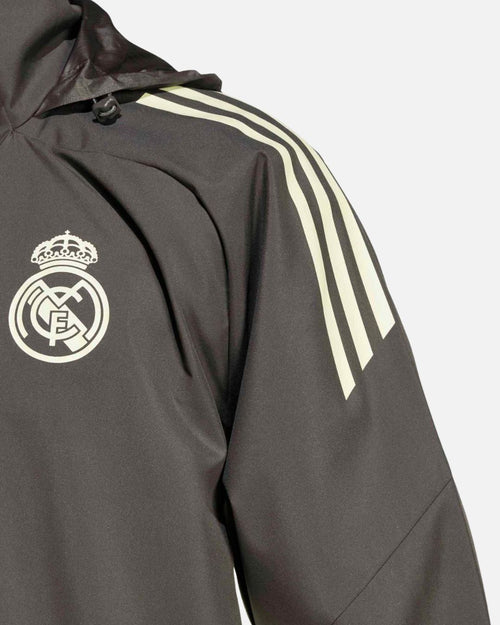 Real Madrid 2025/2026 Windbreaker Jacket - Khaki/Green - Footkorner