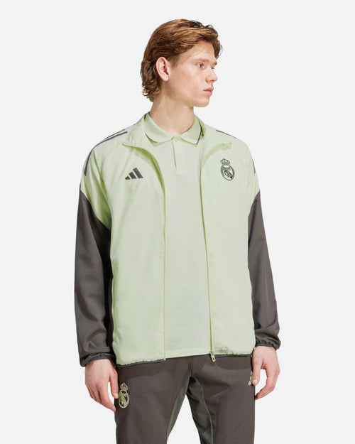Veste de survêtement Real Madrid Tiro 25 2025/2026 - Vert/Kaki - Footkorner