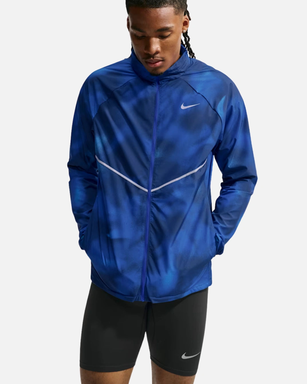 Nike Miler Laufjacke - Blau