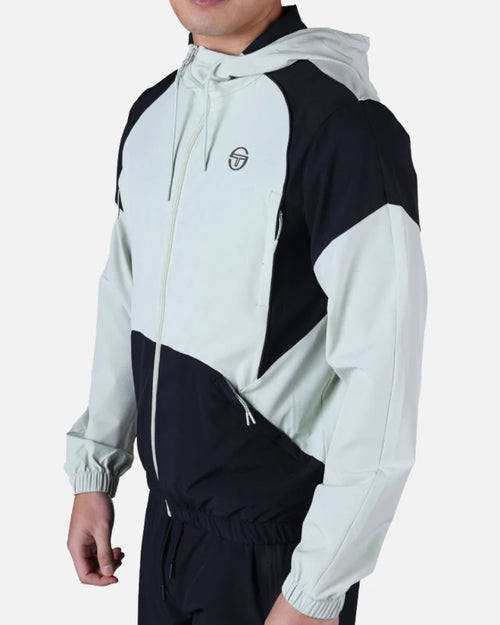 Veste Sergio Tacchini Grecale Track - Blanc/Noir - Footkorner