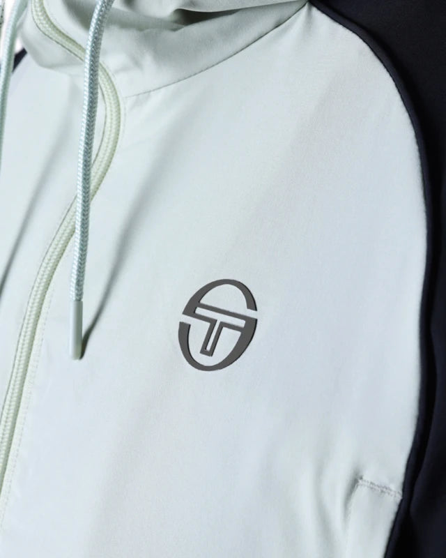 FootkornerVeste Sergio Tacchini Grecale Track - Blanc/Noir