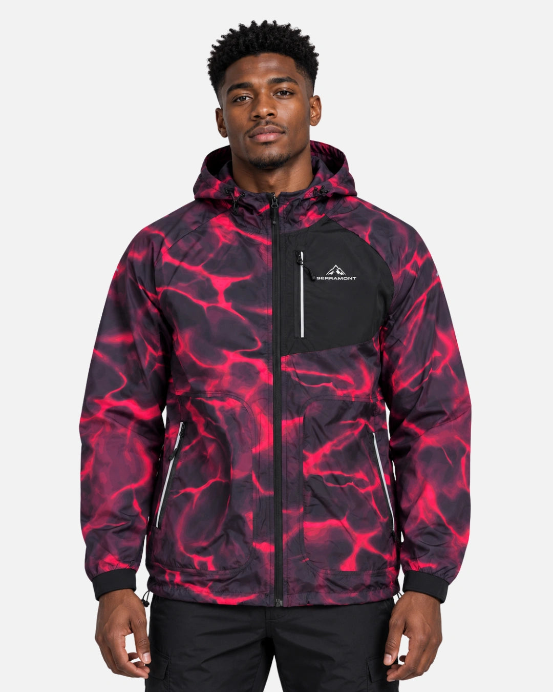 Serramont Wave Jacke - Rosa/Schwarz