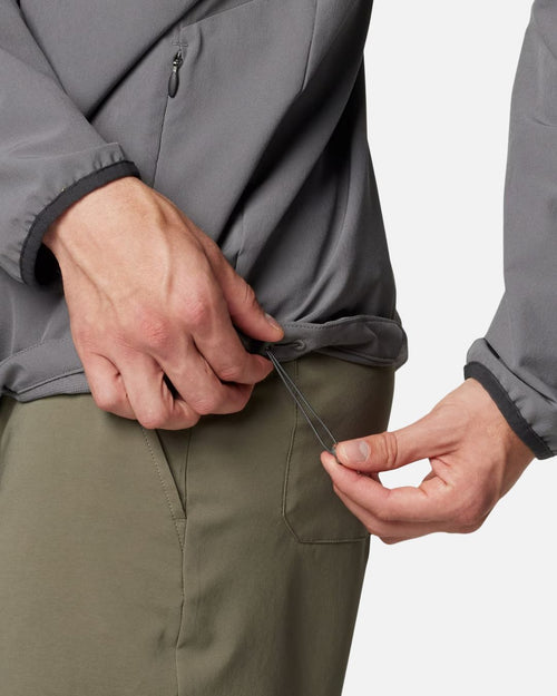 Veste Softshell à Capuche Columbia Tech - Gris/Noir - Footkorner