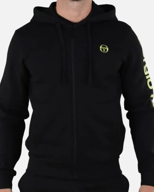 Veste survêtement Sergio Tacchini Namar - Noir/Vert - Footkorner